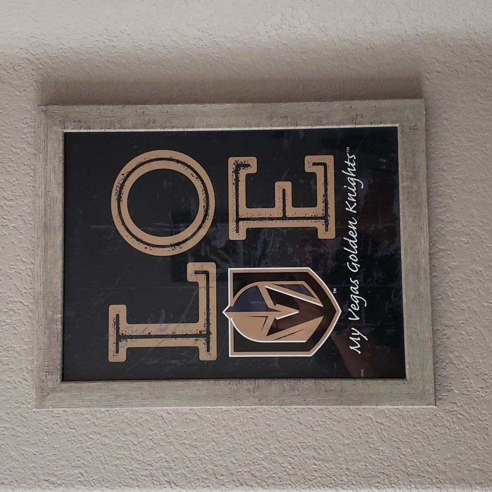 Vegas Golden Knights Framed Wall Art